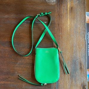 Green Vince Camuto crossbody leather bag